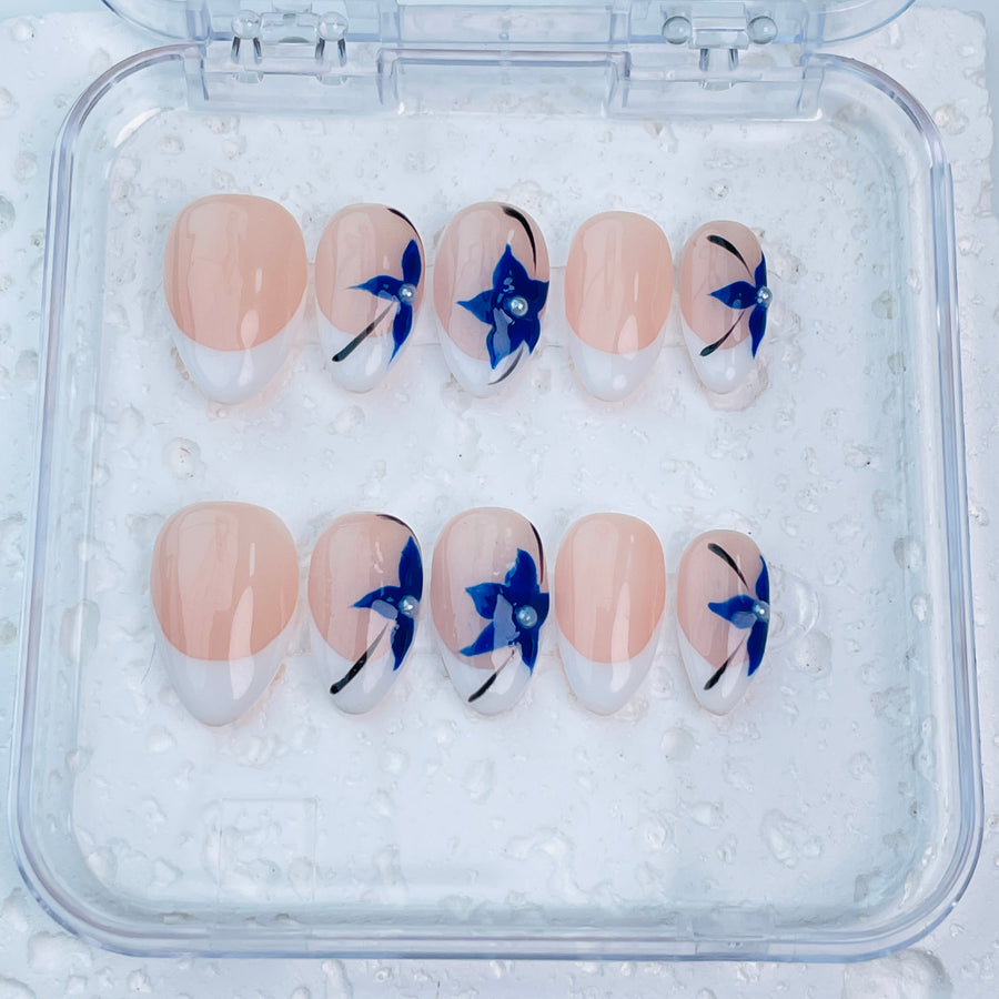 GAGUGAGU XR2-1003G Glossy Press-On Nails for Everyday Looks, Birthday Parties and Date Nights, S M L
