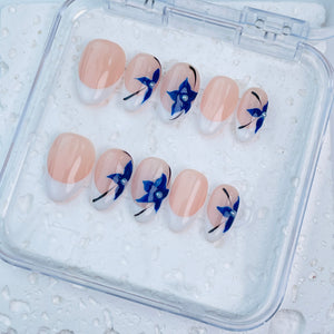 GAGUGAGU XR2-1003G Glossy Press-On Nails for Everyday Looks, Birthday Parties and Date Nights, S M L